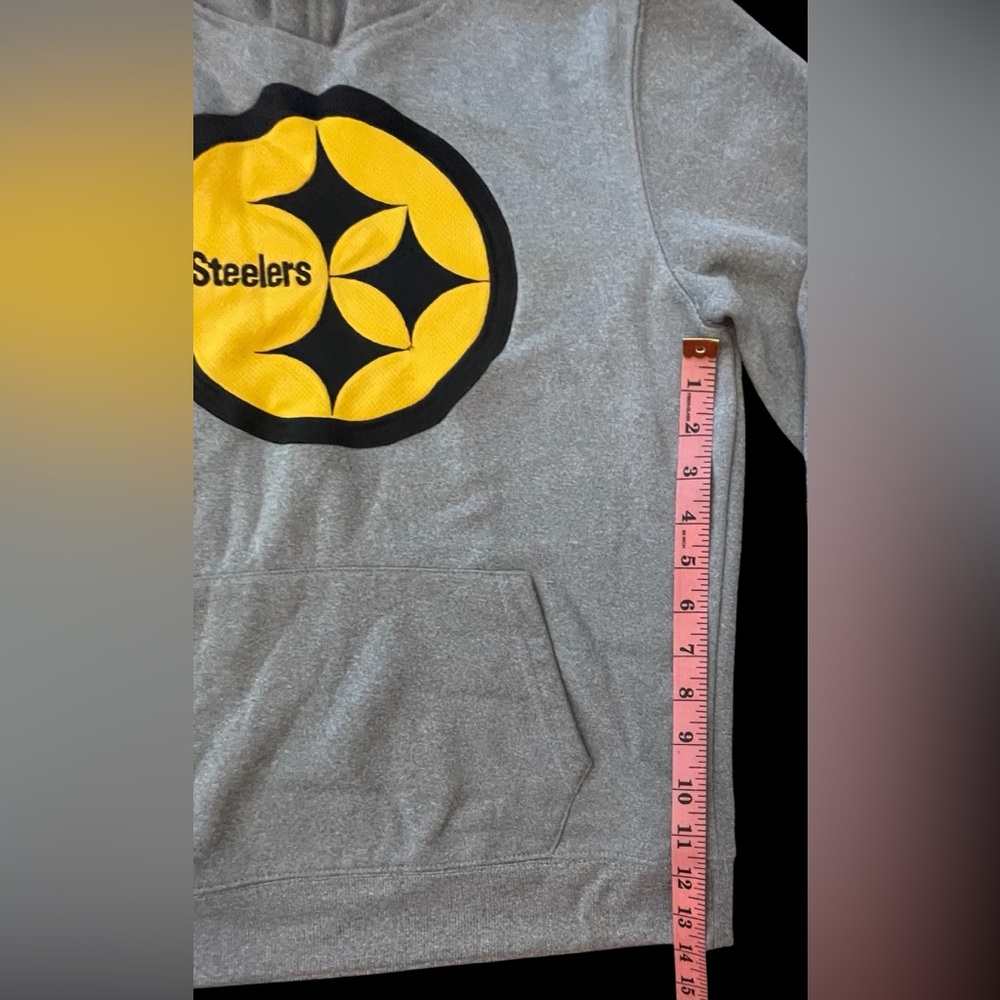 Steelers Kids Hoodie - Gray and Yellow - Picture 3 of 8